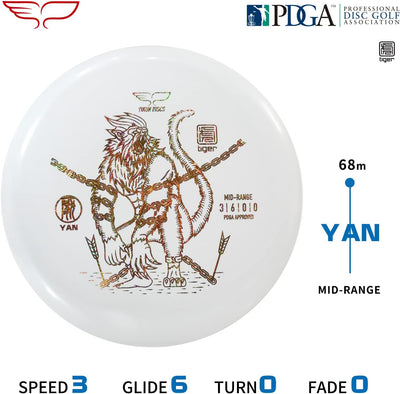 Disco golf PDGA 5.82-6.21oz versátil para competición