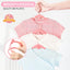 Perchas terciopelo niños 11" set 30 antiderrap