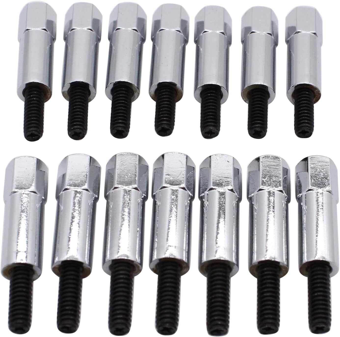 Set 14 Tapa Válvula Acero Hexagonal Jeep y AMC