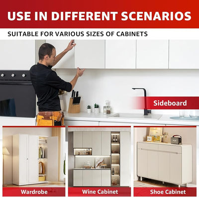 Posicionador puerta gabinete ajustable para instalacion