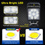 Luz trabajo LED portátil 27W base magnética auto campamento