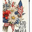 Bandera 4 de Julio 12x18pulg doble cara exterior decoración