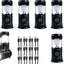 12 Linternas LED Plegables 1800mAh Impermeables Recargables