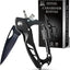 Mosquetón cuchillo EDC supervivencia rompecristales negro