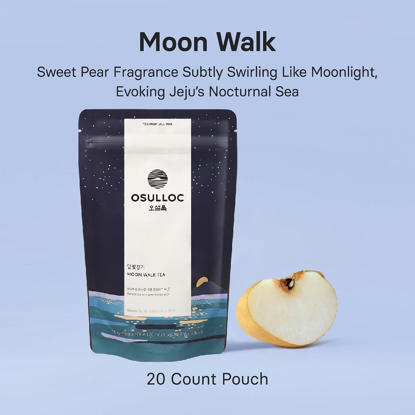 Té Moon Walk sabor pera 20 bolsas piramidales 1.76oz