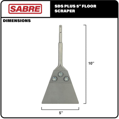 Kit raspador piso SDS-Plus 5pulg elimina Thinset adhesivos
