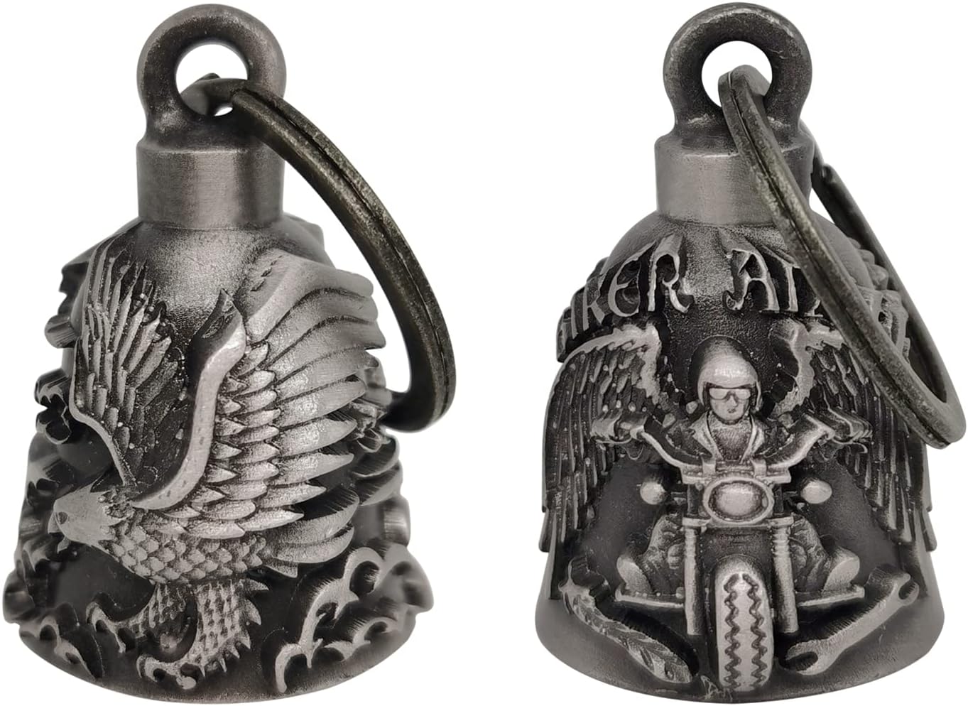 2 Campanas Motocicleta Colgador Accesorio Suerte