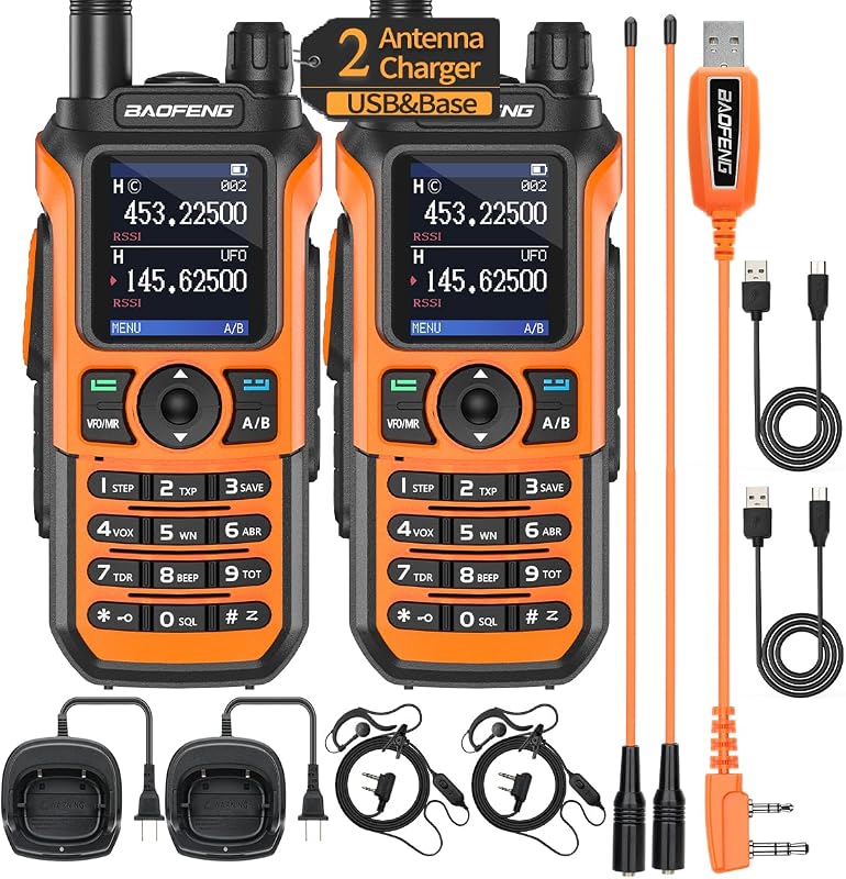 Radioaficionado UV-21R doble banda UHF VHF con antena