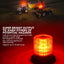 Barra luces estroboscópicas 60 LED rojo carretilla