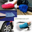 Guantes microfibra limpieza casa y auto 2 pack azul