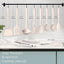 Set 10 Utensilios Silicona Cocina 446°F Espátula Giratoria Caqui