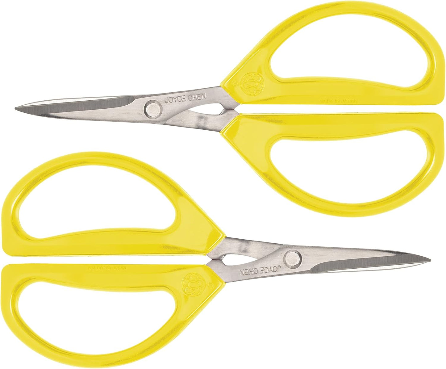 Tijeras cocina multiusos asas cómodas amarillo pack 2