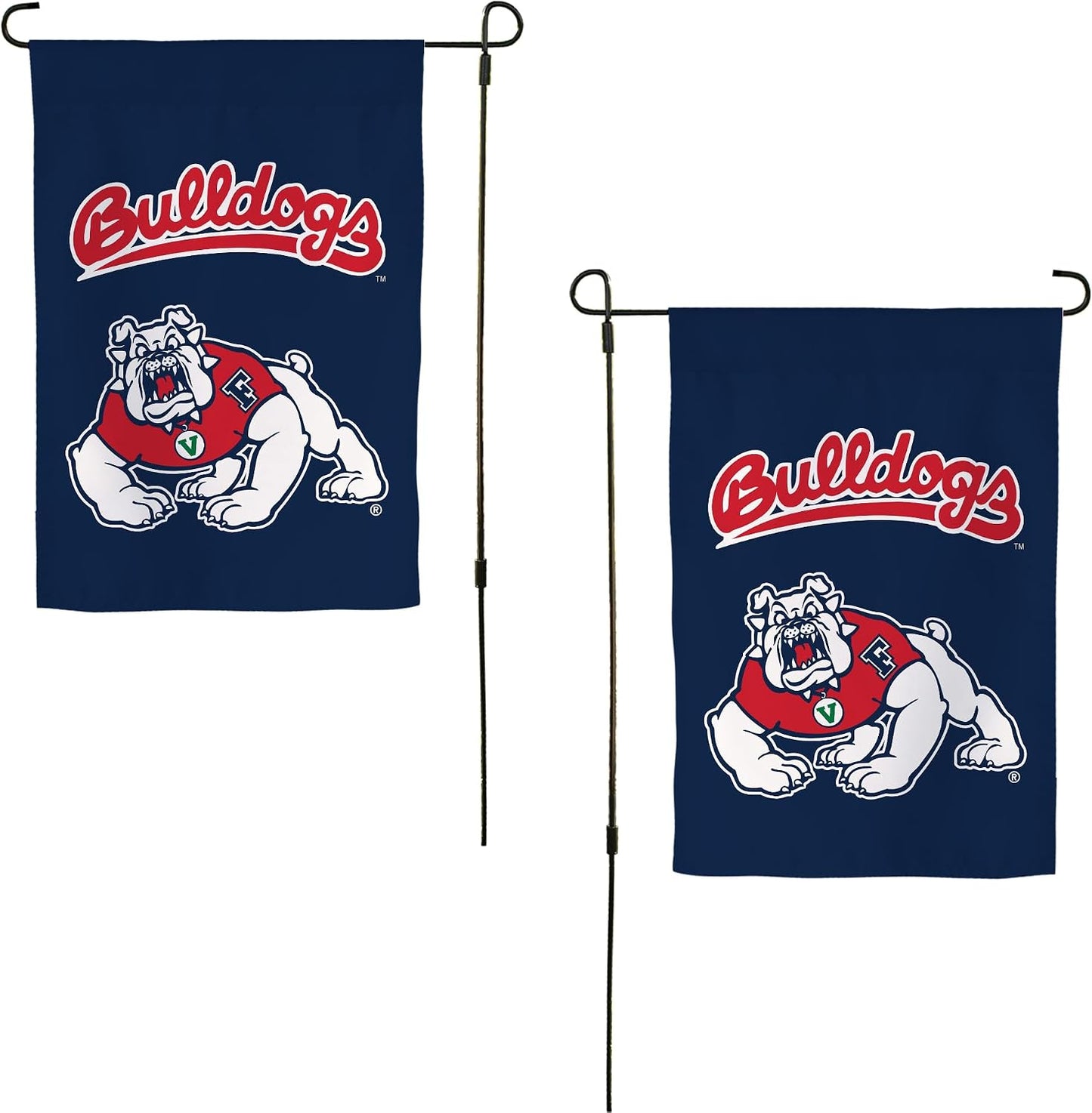 Bandera jardín Fresno State Bulldogs 100% poliéster