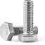 Tornillos hex M5-0.8x35mm acero inox 304 brillante 25uds