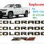 4 Emblemas 3D Colorado ZR2 para puerta trasera negro