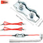 Conectores cuerda polietileno M5 acero galvanizado 36 Uds