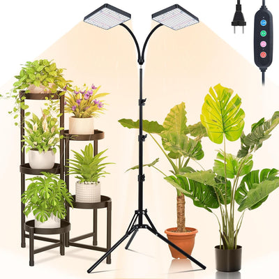 Luz cultivo 50W soporte espectro completo para plantas interiores