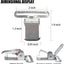 Clips tirantes metal 2" resistentes repuesto