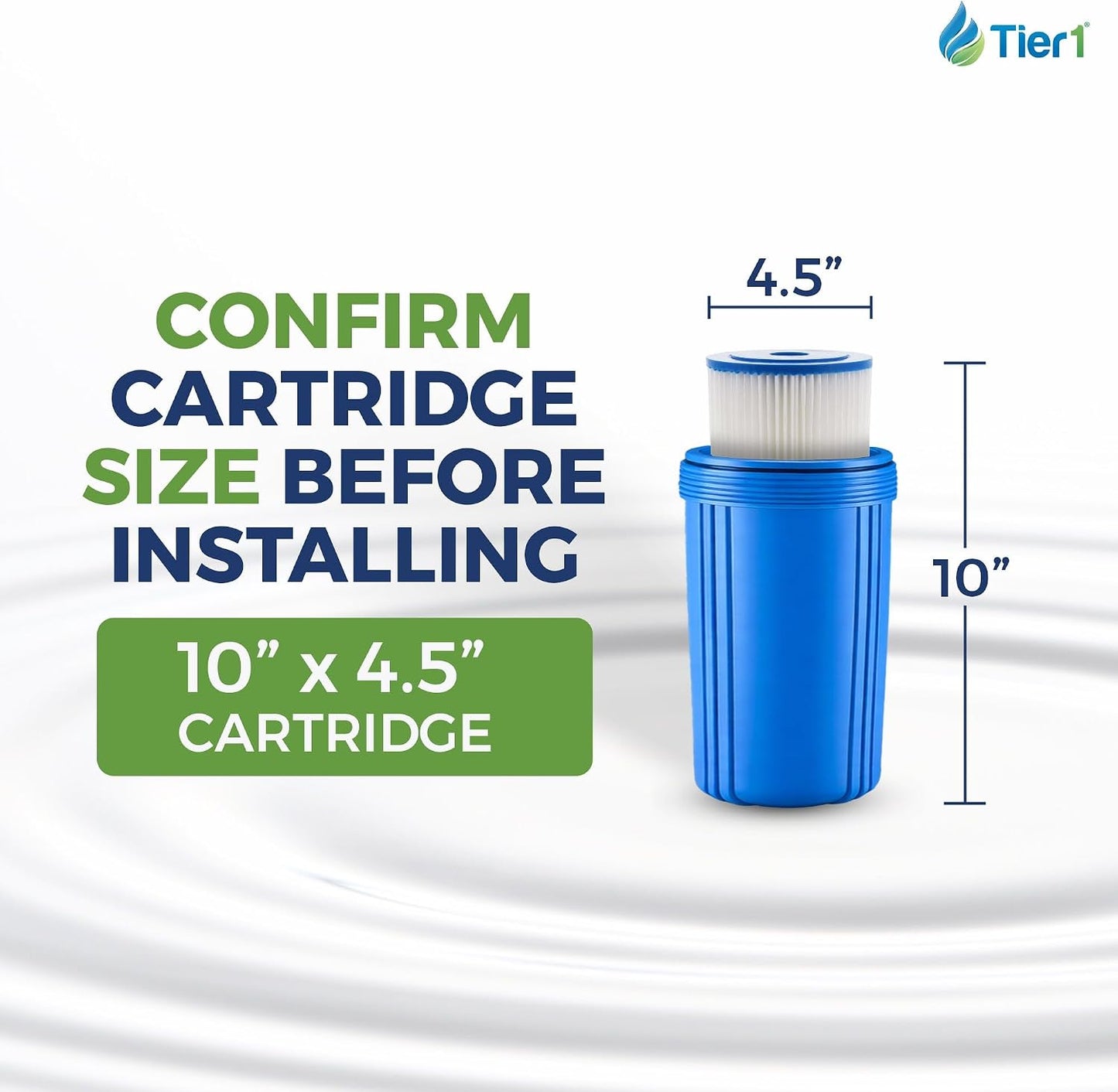 Filtro agua 50micras 10x4.5pulg para Pentek R50-BB