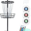 Canasta Disc Golf con Cadenas 24/12 y Discos Iluminables