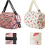 2 bolsas compras plegables reutilizables nailon 210D con cremallera