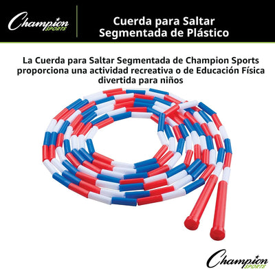 Cuerda saltar plástico segmentada