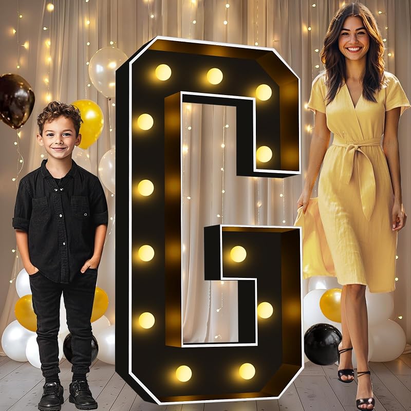 Letras iluminadas marquesina 4ft para fiestas boda