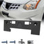 Marco placa matrícula Nissan Rogue negro texturizado