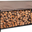 Cubierta impermeable para estantes leña 8ft soporte troncos