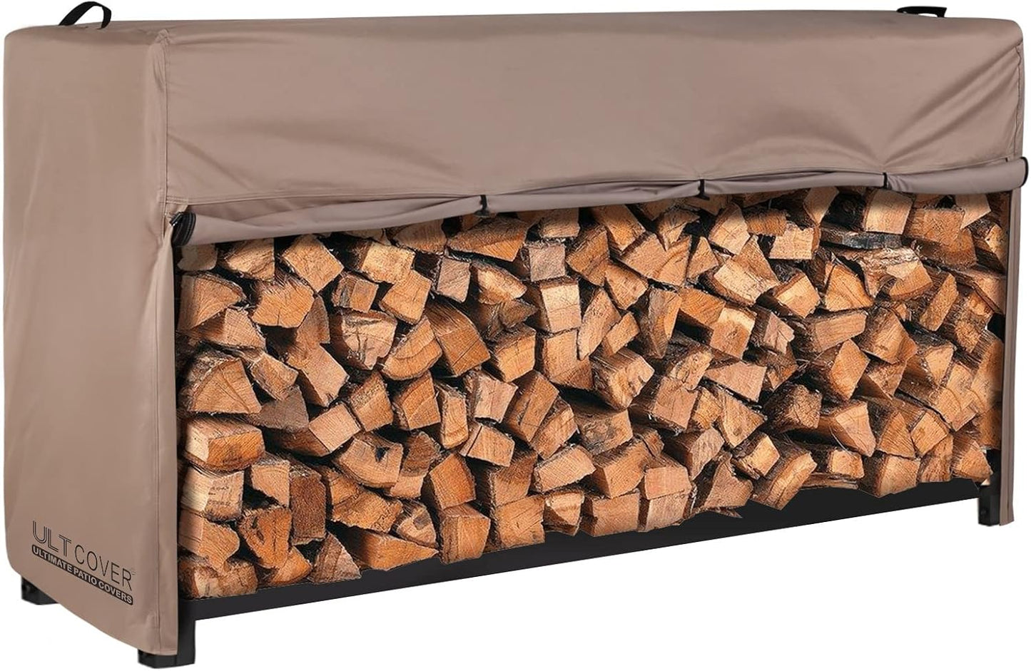 Cubierta impermeable para estantes leña 8ft soporte troncos