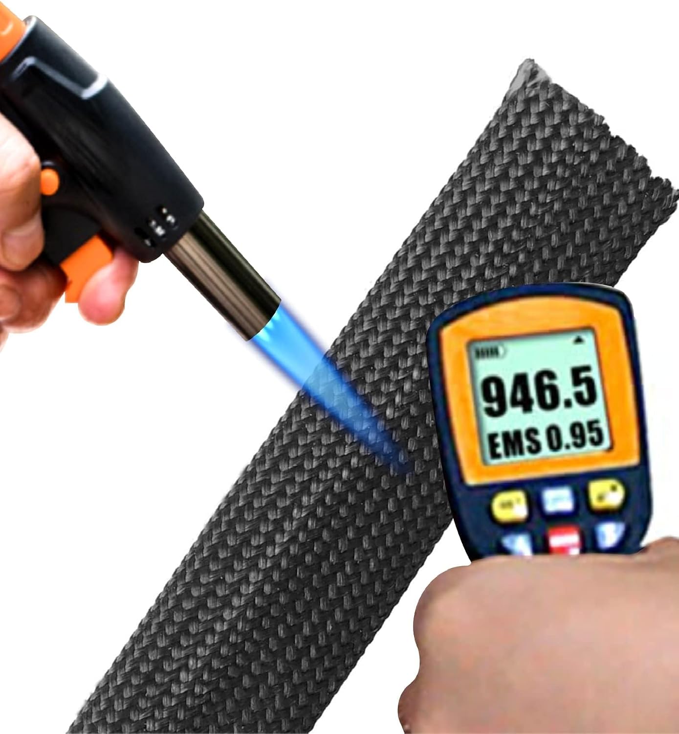 Funda protección térmica manguera auto rollo 2500grados