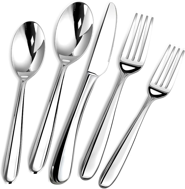 Set 30 Pzas Cubiertos Acero Inox Premium para 6