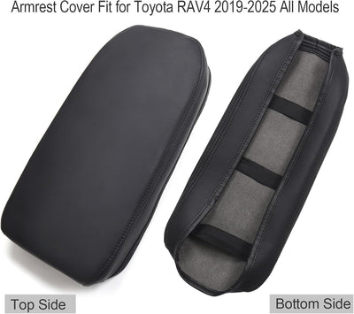 Funda reposabrazos RAV4 2019-25 con cepillo mini cuero