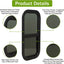 Ventana corrediza tintada RV 12x24pulg certificada DOT
