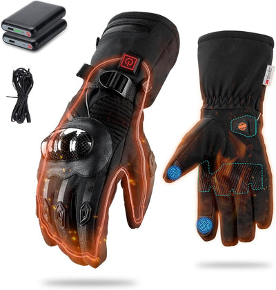 Guantes térmicos eléctricos para motociclista ciclismo esquí