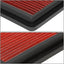Filtro aire motor alto caudal reutiliz. Mazda 6/MPV rojo