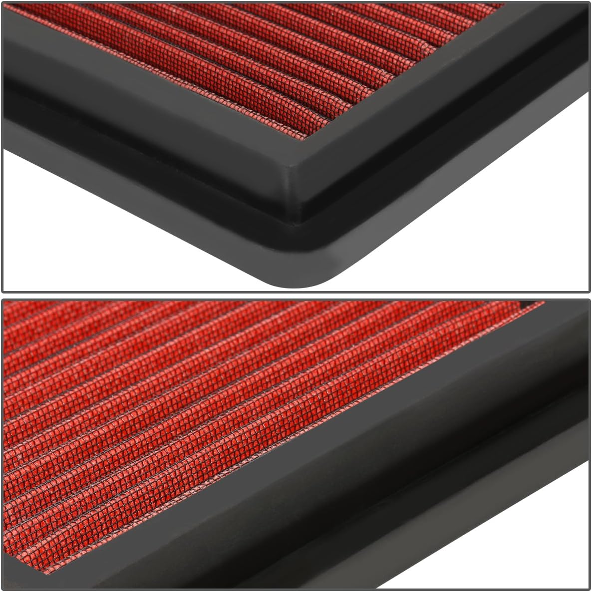 Filtro aire motor alto caudal reutiliz. Mazda 6/MPV rojo