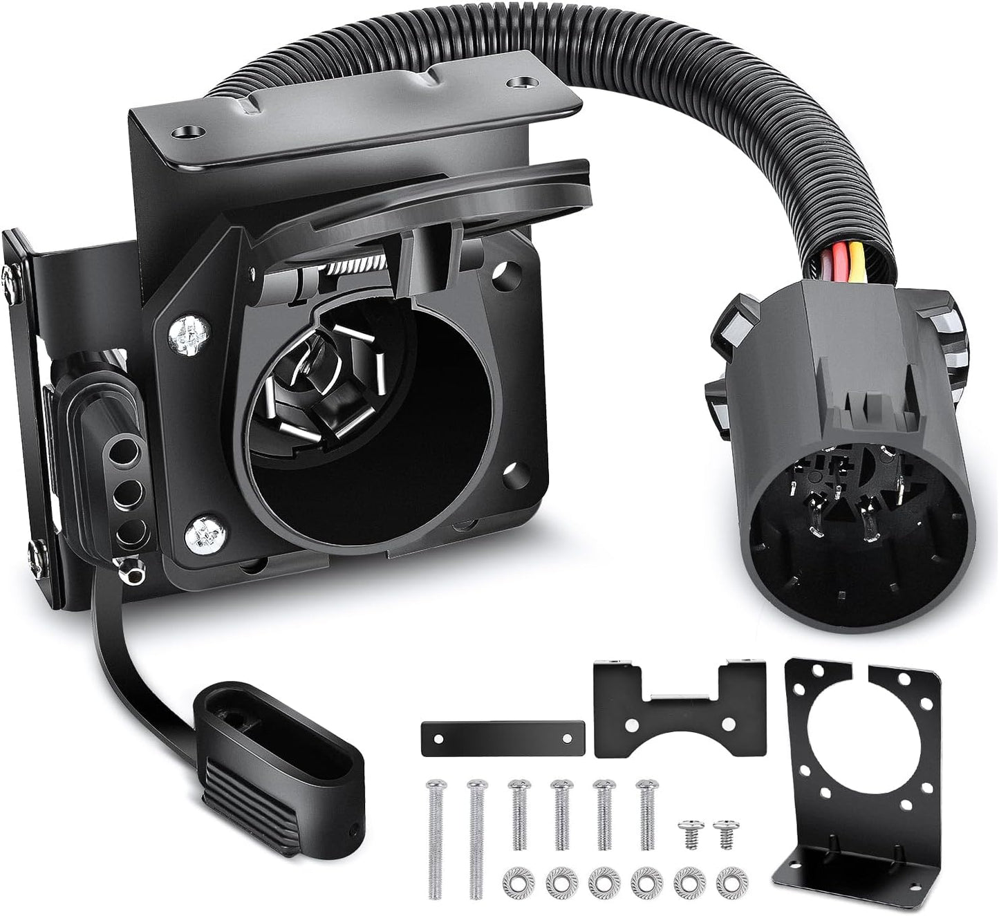 Adaptador eléctrico 4Pin a 7Pin para autocaravanas
