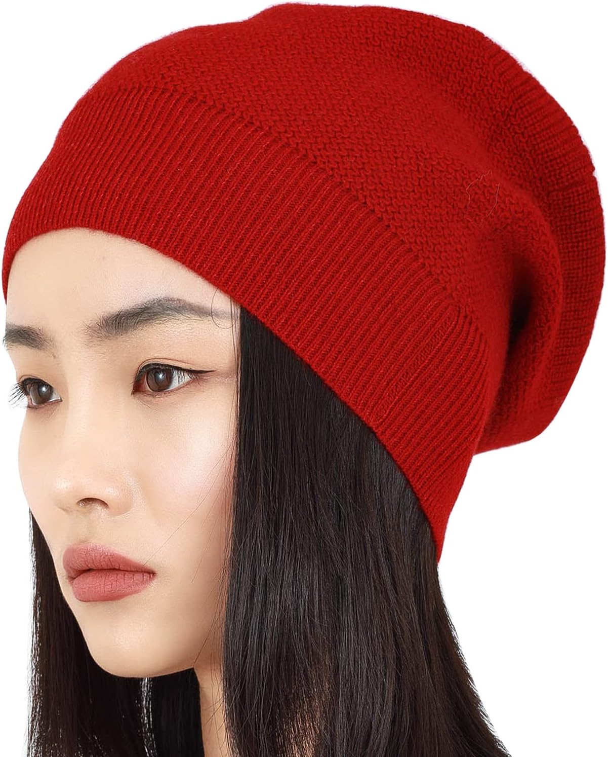 Gorro cachemira mujer gran tamaño caja regalo