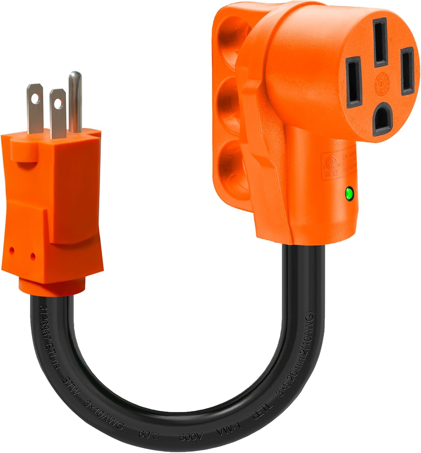 Adaptador RV 50A a 110V NEMA 14-50R LED