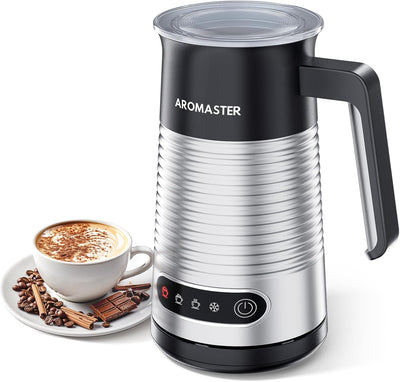 Espumador de leche eléctrico 4 en 1 para café, lattes y capuchinos