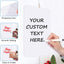 2 Carteles Metal Blanco 12x8" Aluminio Resistente