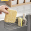 Soporte adhesivo esponja fregadero acero inox organizador
