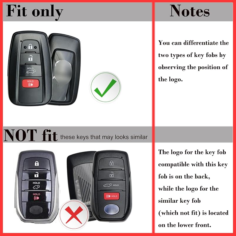 Funda silicona llavero remoto Toyota Camry 18-24