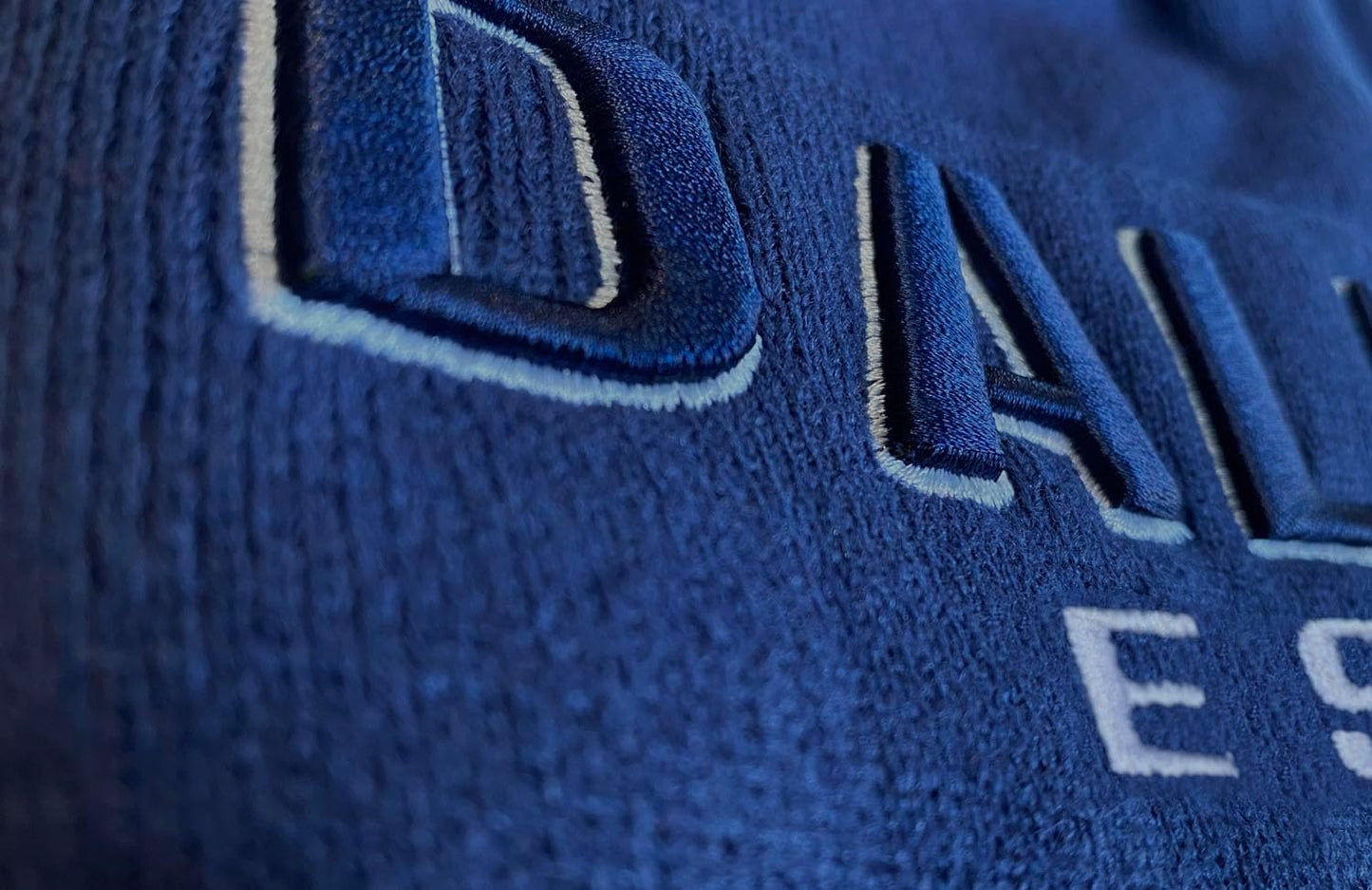 Gorro fútbol ciudad doblez tejido invierno