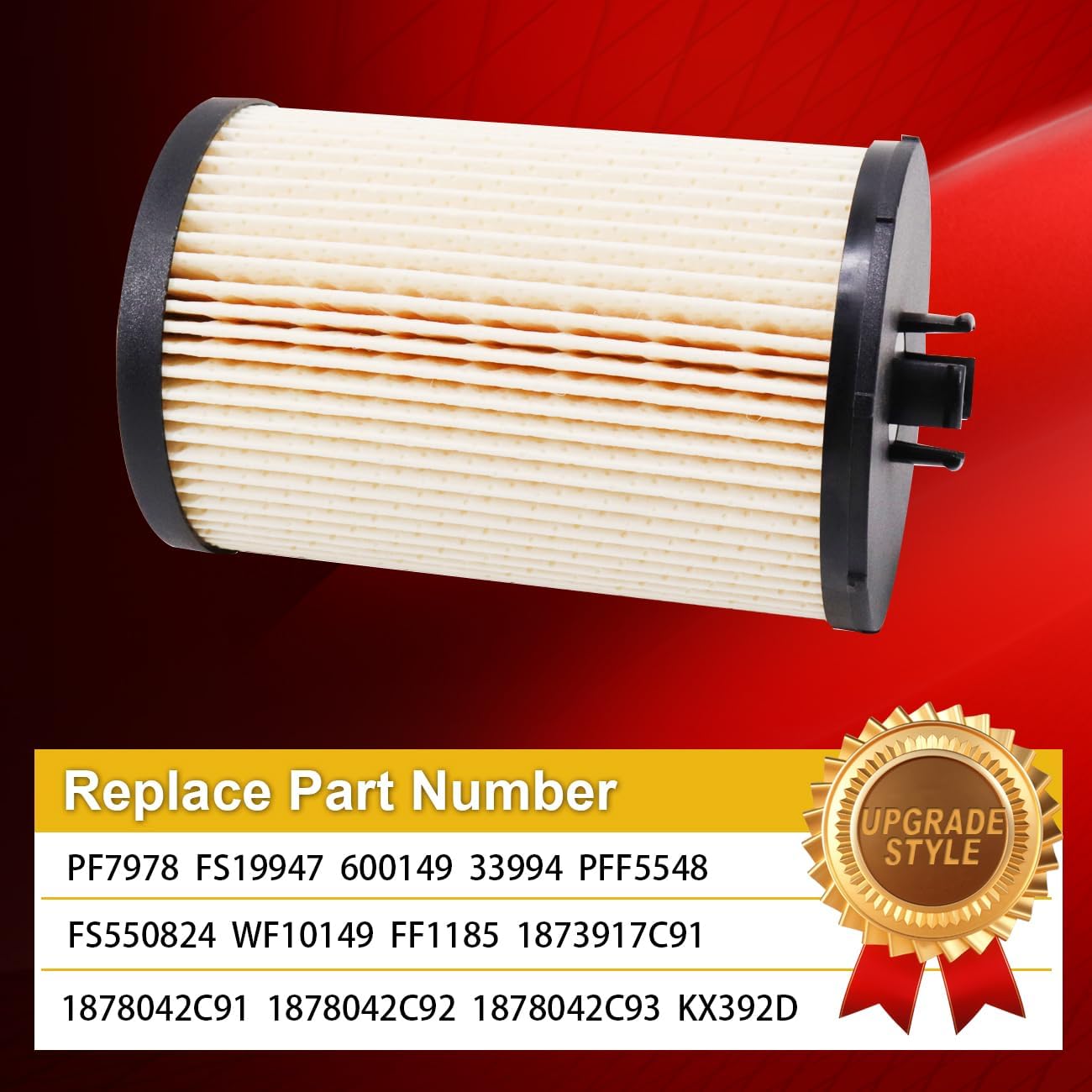 Filtro combustible repuesto comp HC Trucks 4 PCS