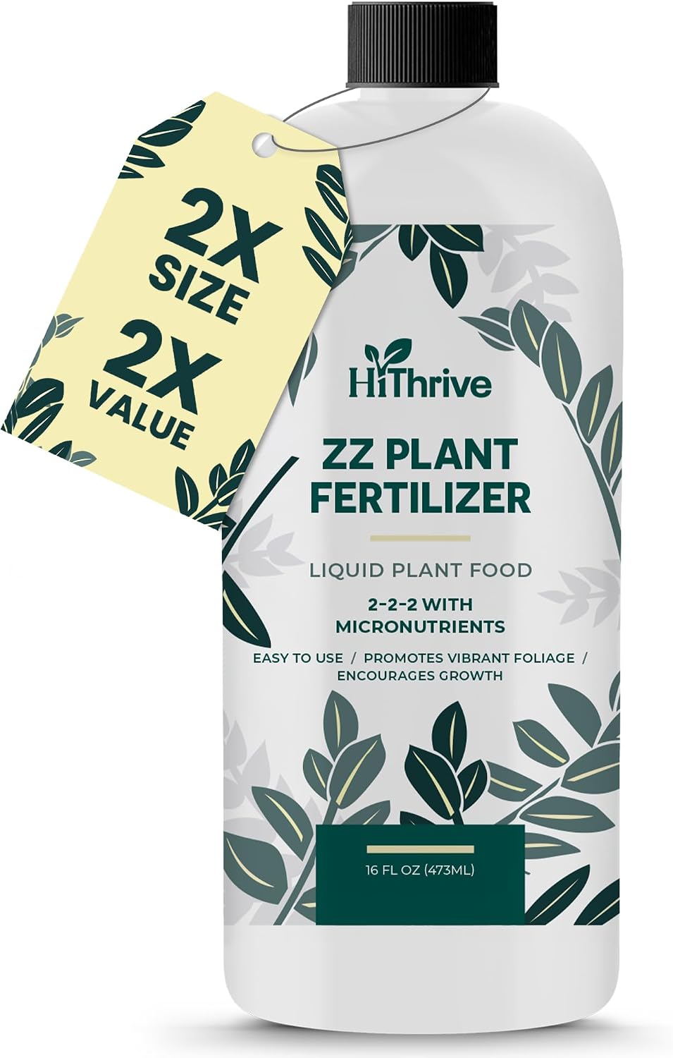 Fertilizante para plantas ZZ 16oz hojas brillantes