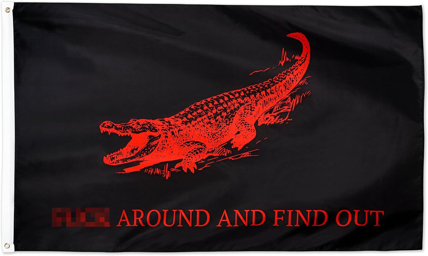 Bandera poliéster ojales latón exterior negro rojo 3x5ft