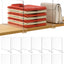 Separadores estante 12" transparentes set 12