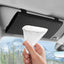 Soporte pañuelos coche cuero PU dispensador parasol